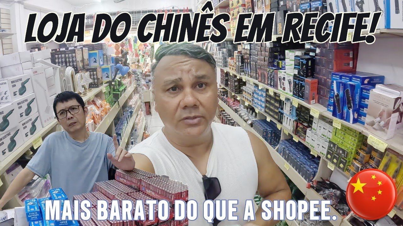 LOJA DO CHINÊS EM RECIFE! O XINGILINGUE ENDOIDOU, MAIS BARATO DO QUE A SHOPEE.