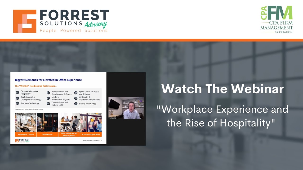 Workplace Experience and The Rise of Hospitality in CPA Firms