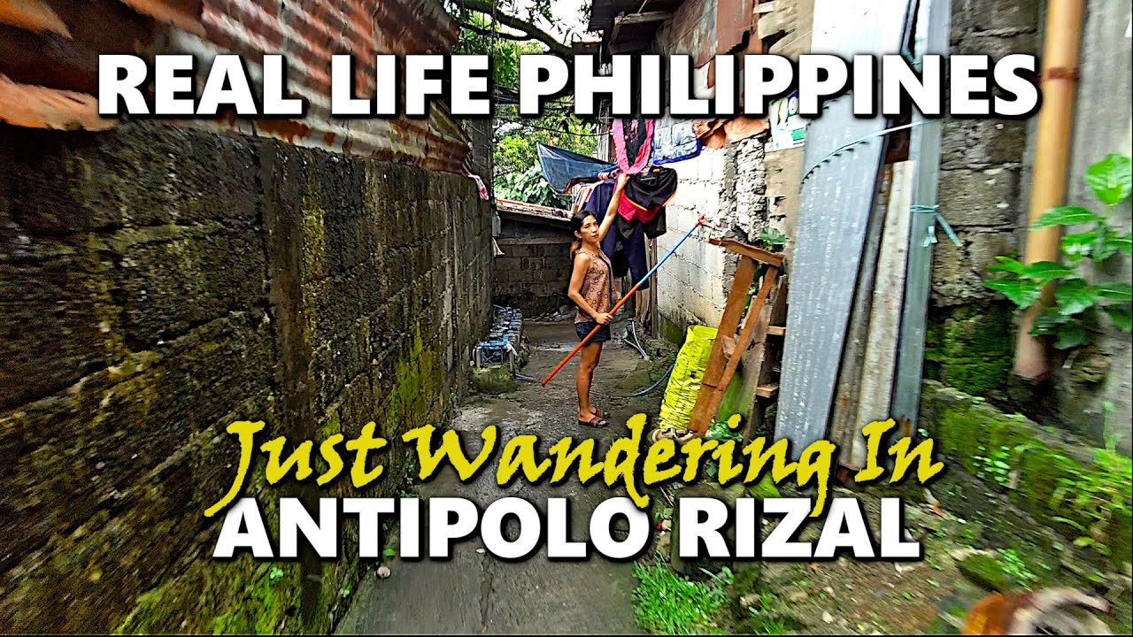 WANDERING AROUND THE NEIGHBORHOOD OF SANTA CRUZ  IN ANTIPOLO RIZAL [4K]