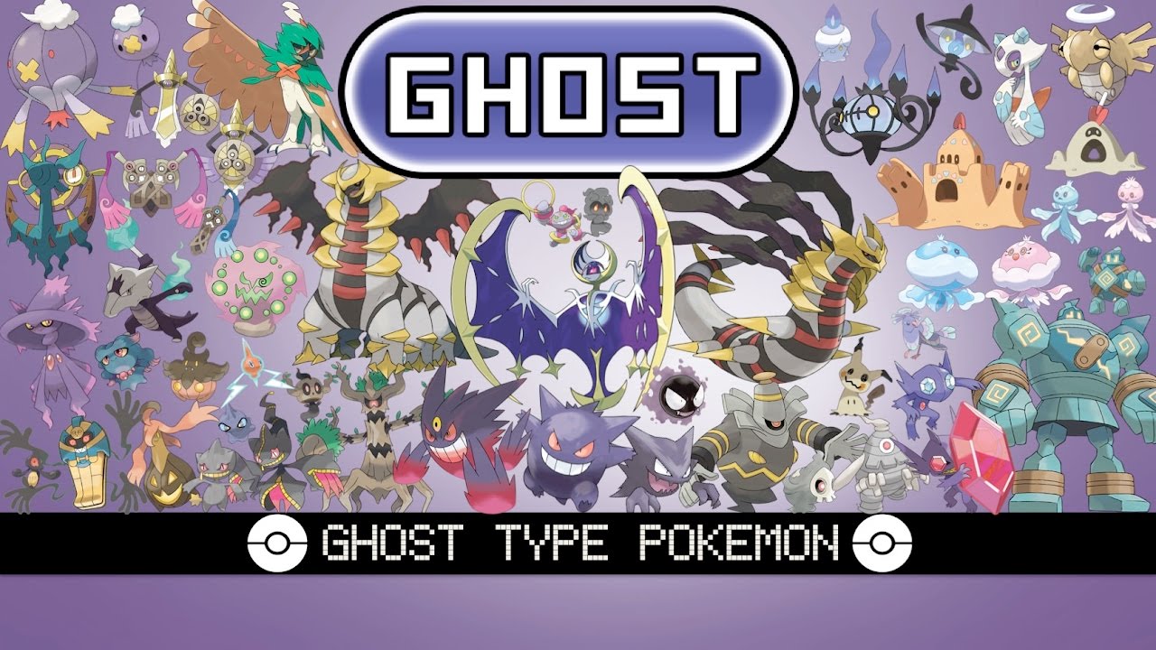 All Ghost Type Pok&eacute;mon