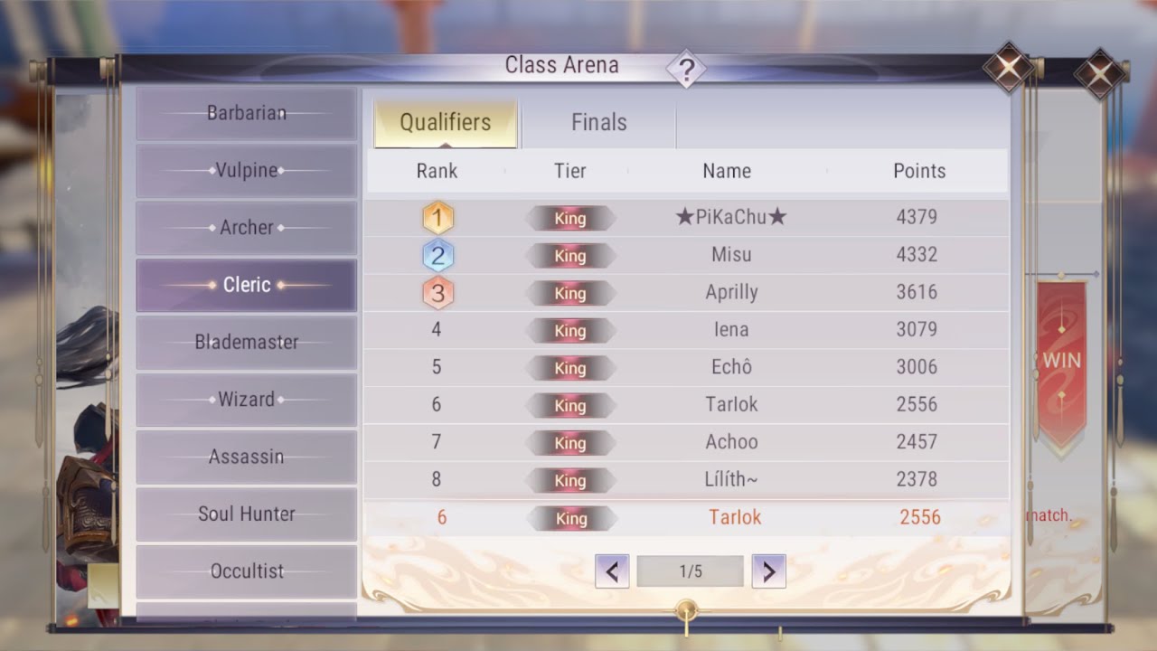 PERFECT WORLD MOBILE - CLERIC CLASS ARENA