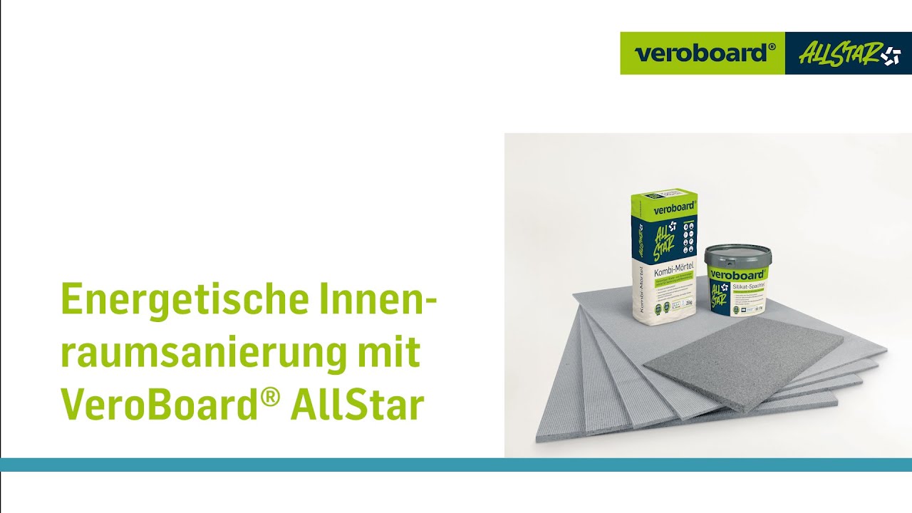 Dauerhaft schimmelfrei mit VeroBoard® AllStar Anti-Schimmelplatte | Energetische Innenraumsanierung