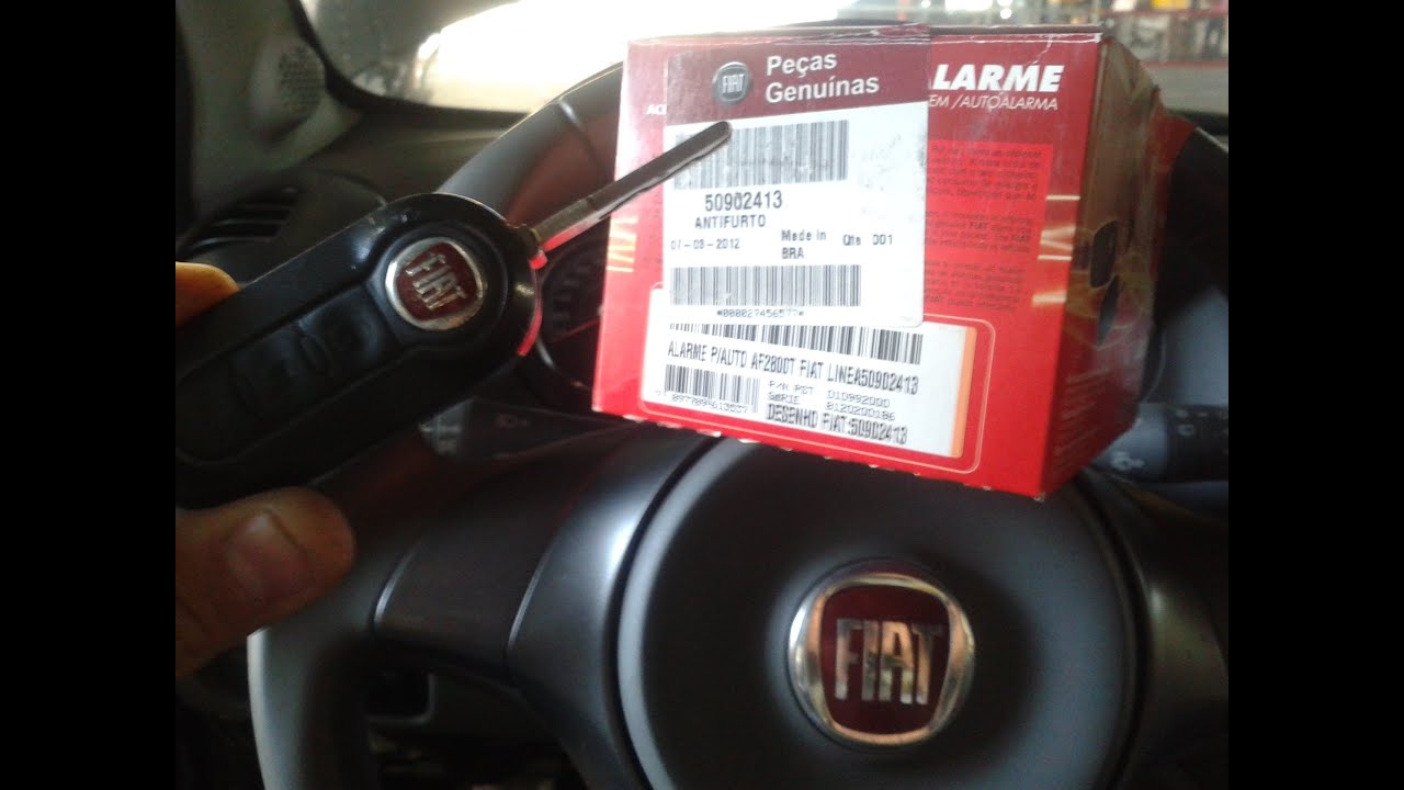 Como instalar alarme original Fiat
