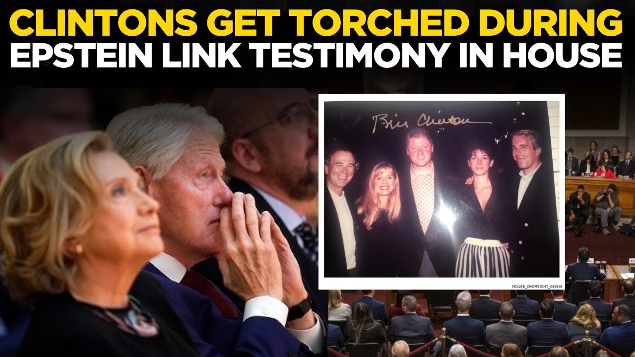 LIVE: Clinton TORCHED During US House Testimony; Lawmakers Lash After DOJ Releases New Epstein Files