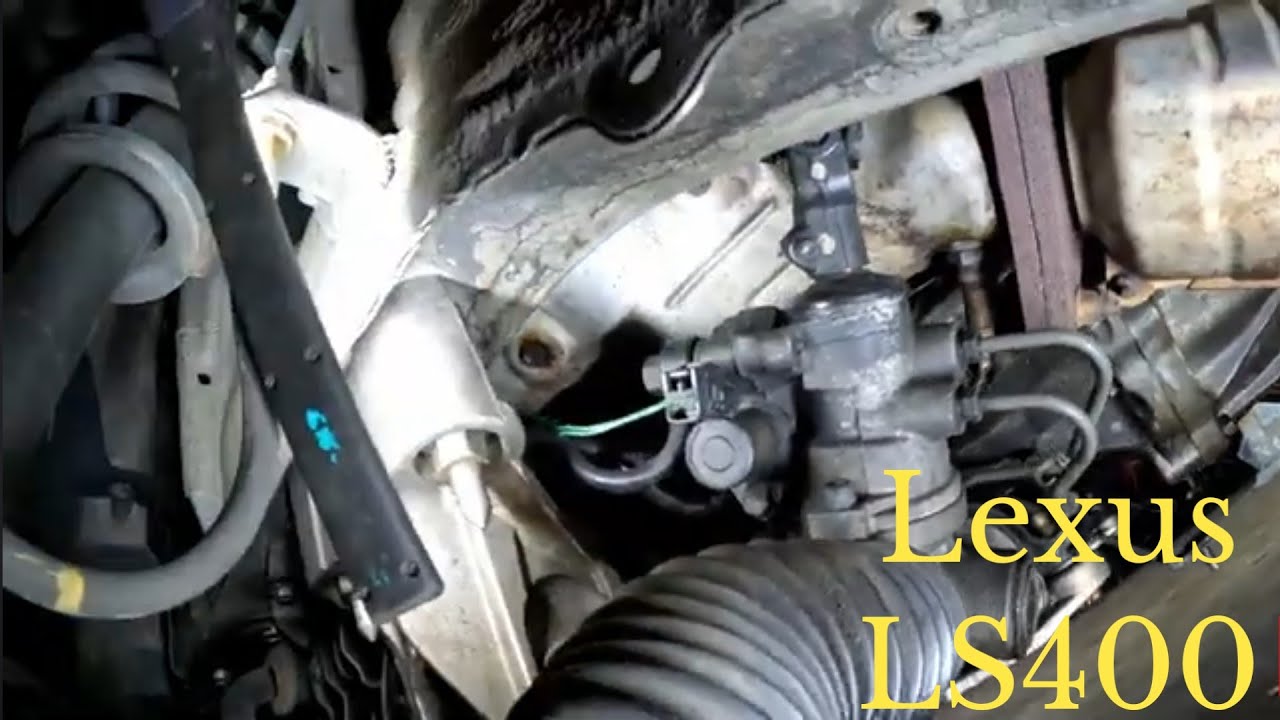 Lexus LS400 High Pressure Power Steering Hose Removal | 1UZ-FE