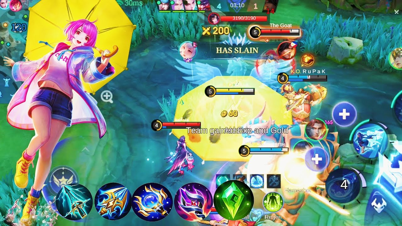 18 kills, 10 assist !! Kagura MVP 11.0 | Deadly builds and emblems | Mobile Legends Gameplay