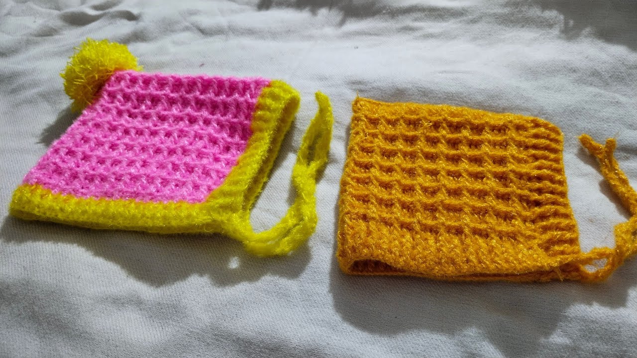 Baby hat 6 month to 1years crochet hat 🤠 baby hat Beutiful hat #crochet 