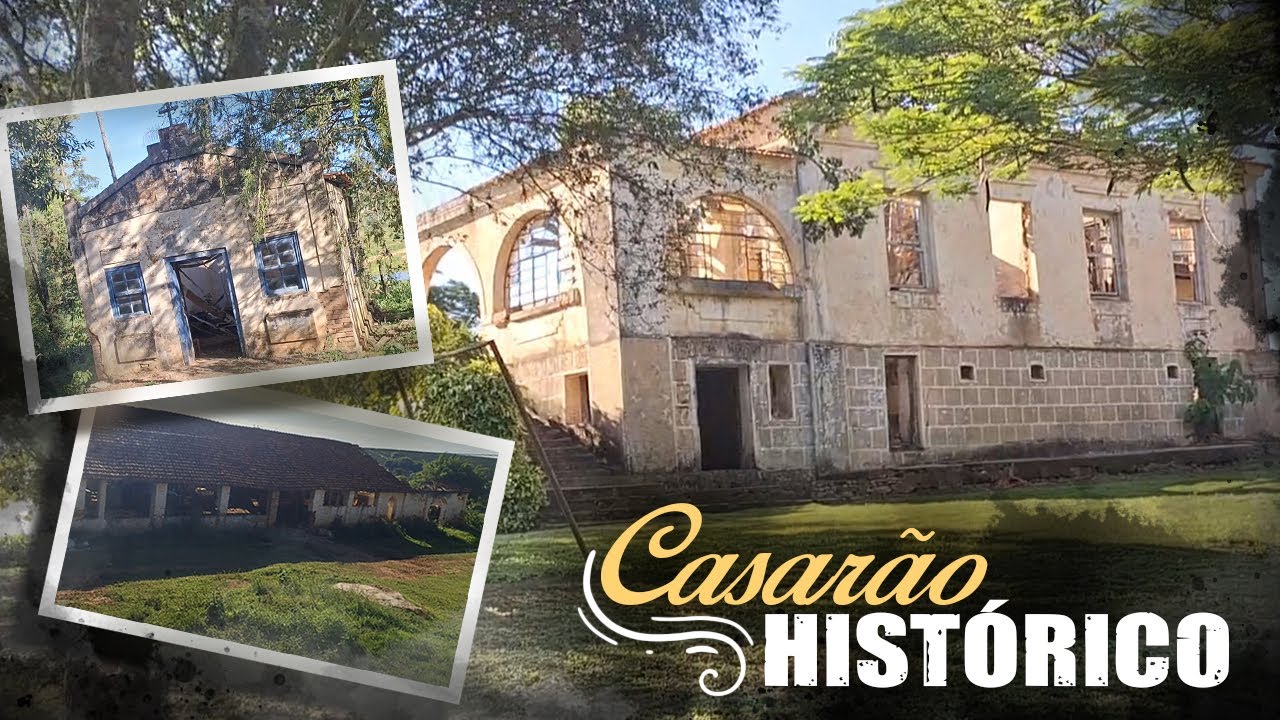 FUI INVESTIGAR ESSE CASARÃO HISTÓRICO TOTALMENTE ABANDONADO!