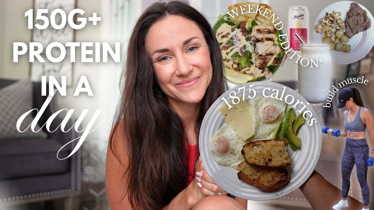 150g+ Protein Under 1900 Cals | Staying Fit with Balance as a Mom of 4 (Weekend Edition)