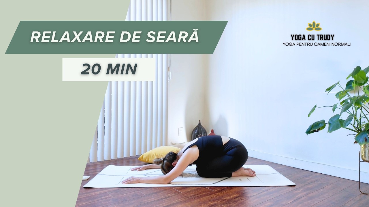 Yin Yoga pentru Somn Profund | Relaxare și Calm înainte de Culcare (20 min)