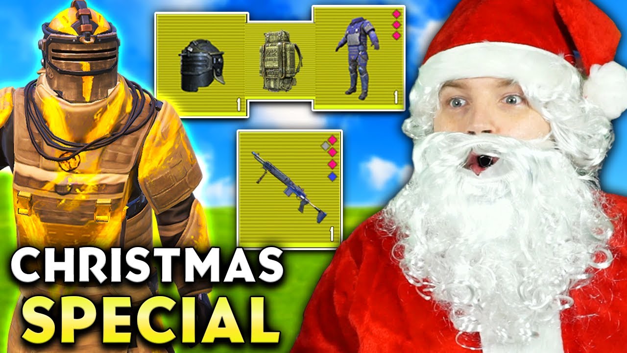 SANTA CLAUS DOES LEGENDARY ONLY CHALLENGE 🎅 PUBG Metro Royale