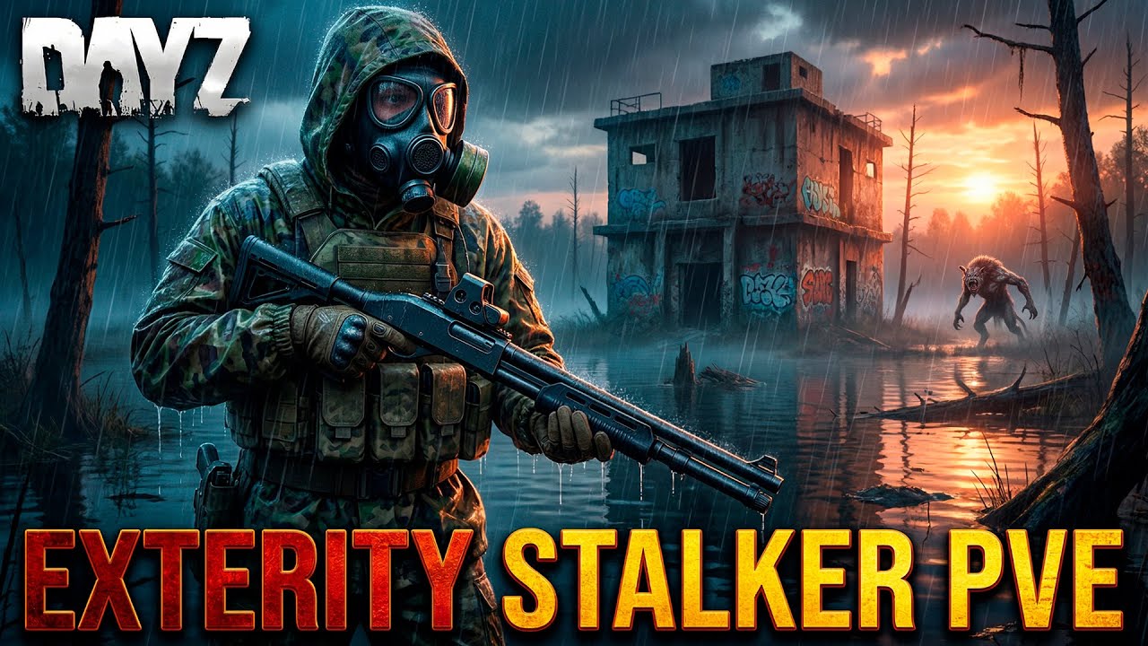DAYZ PVE | ПРОМО | МНОГО НОВОГО ДОБАВИЛИ | EXTERITY WORLD STALKER