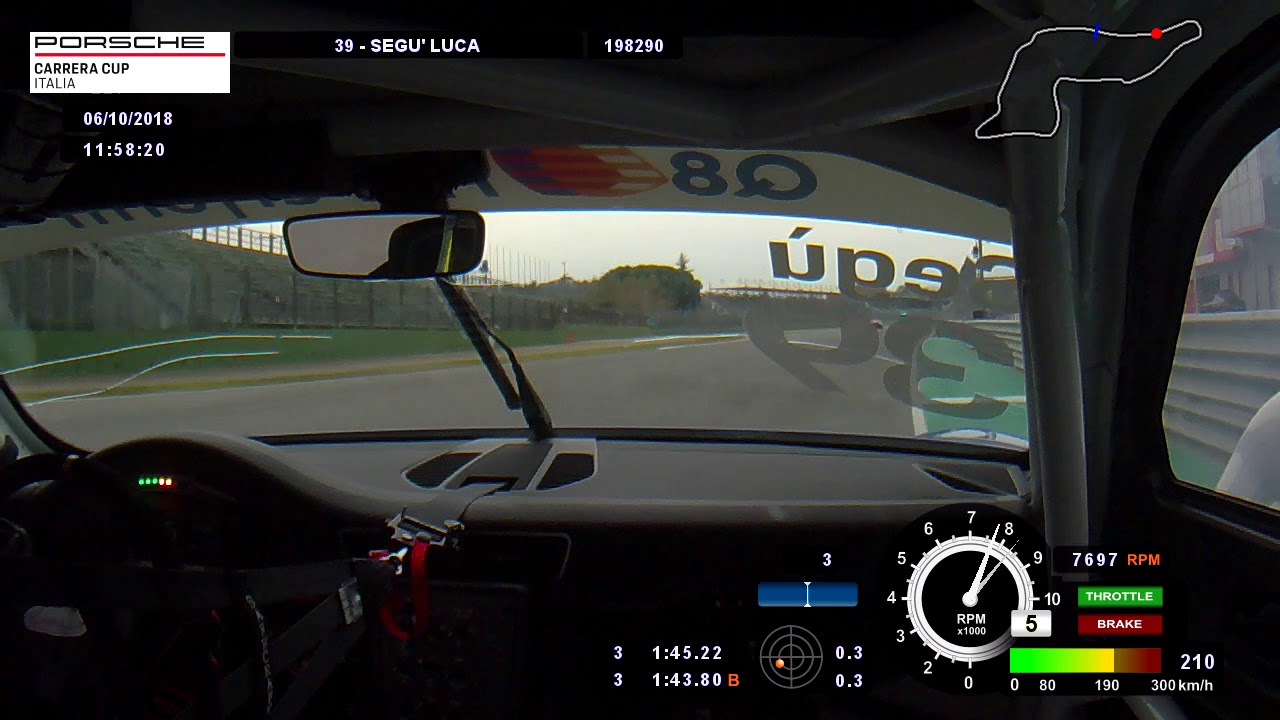 Porsche GT3 cup - Onboard Luca Segù - Autodromo di Imola