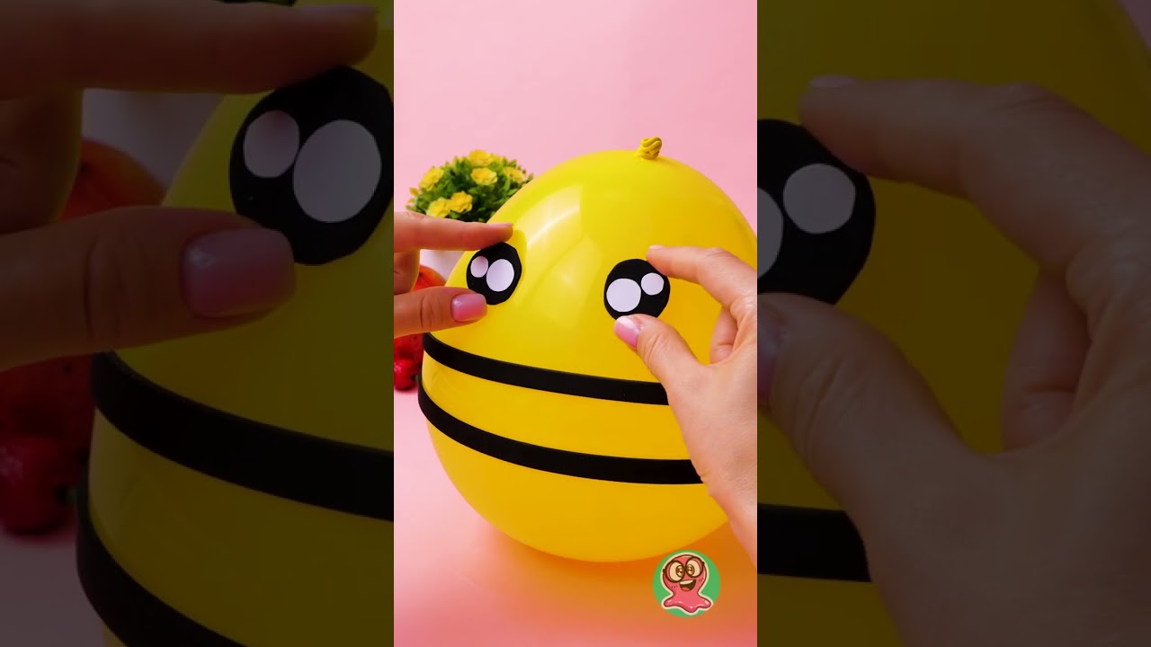 Pelajari Cara Membuat Lebah Madu dari Balon yang Lucu #DIY #Shorts