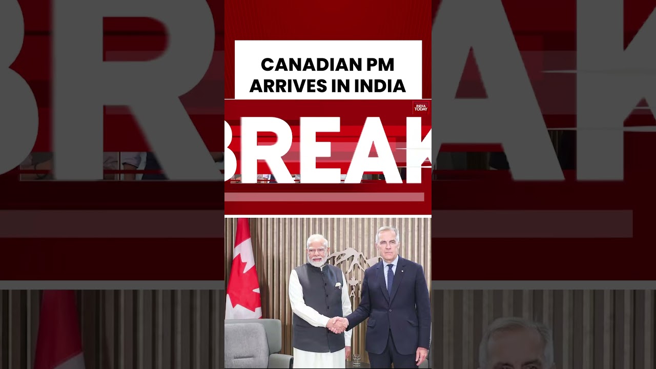 Canadian PM Mark Carney Arrives in India for Key Visit #canadianpm #canada #pmmodi