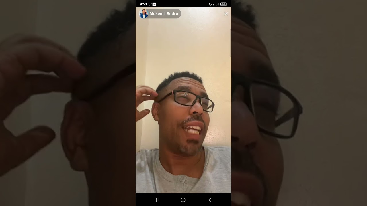 Tiktok Live record of Mukemil Bedru 