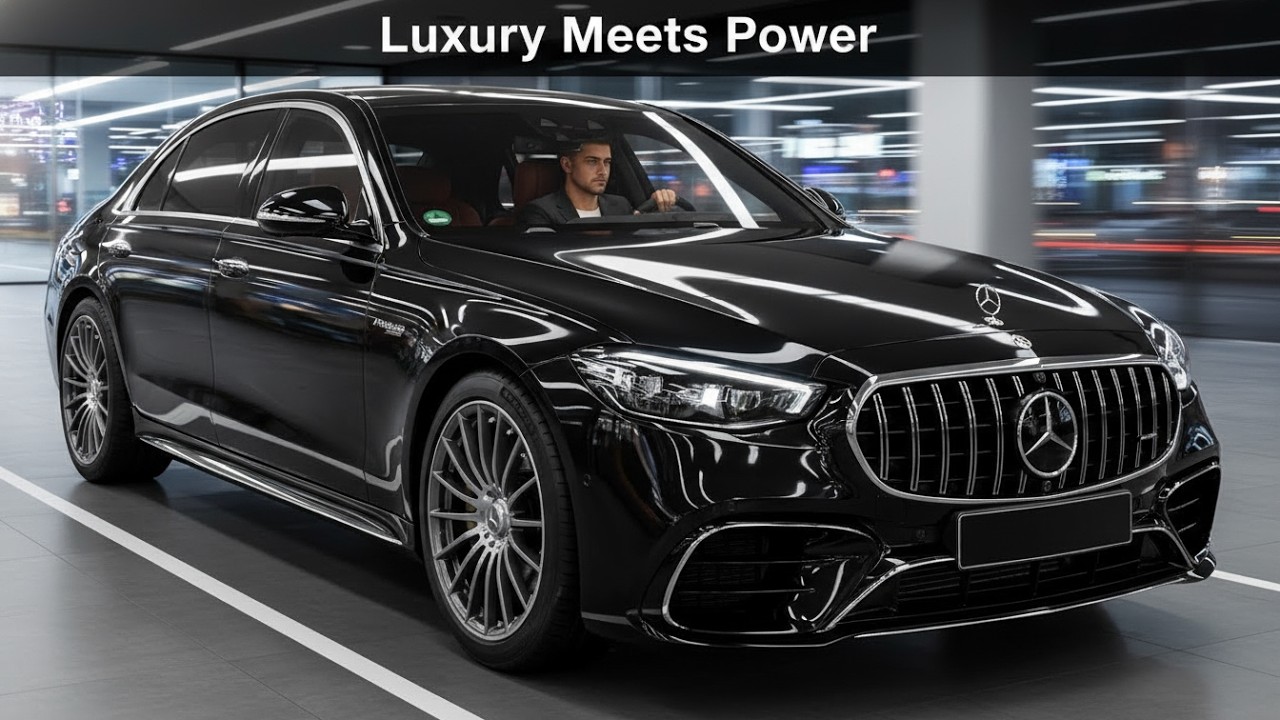 Это не просто Mercedes… AMG S63 2026 года — это воплощение авторитета.