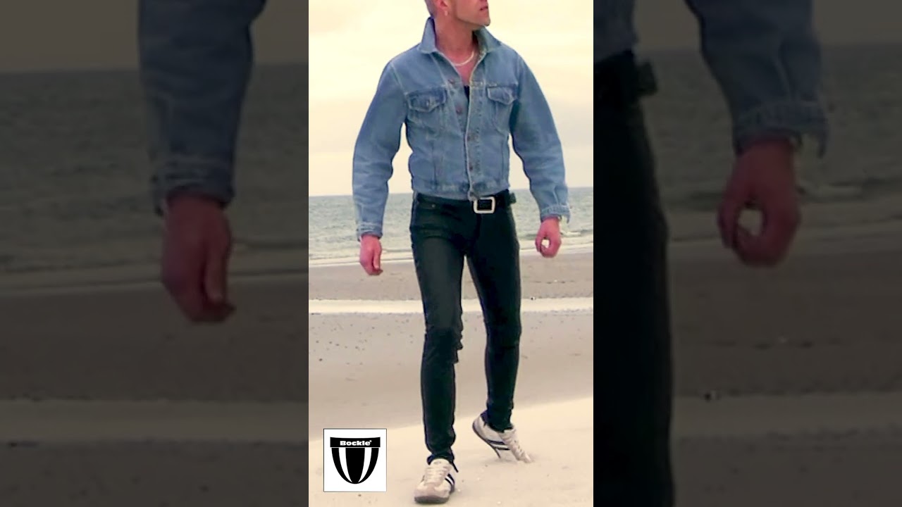 JanY in Bockle Lederjeans an der Ostsee Bockleder.de