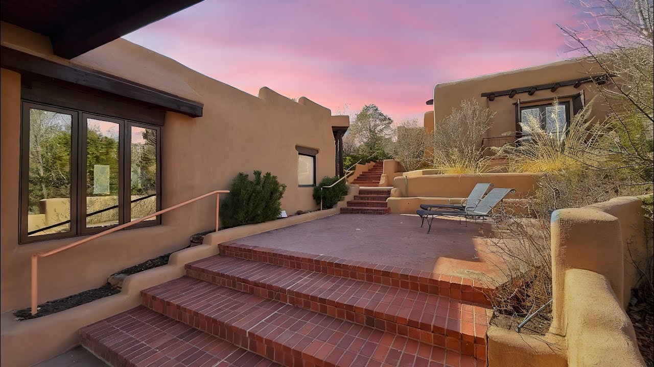 Inside Santa Fe’s $MILLION Adobe Dream Home | 1025 Stagecoach Rd Tour