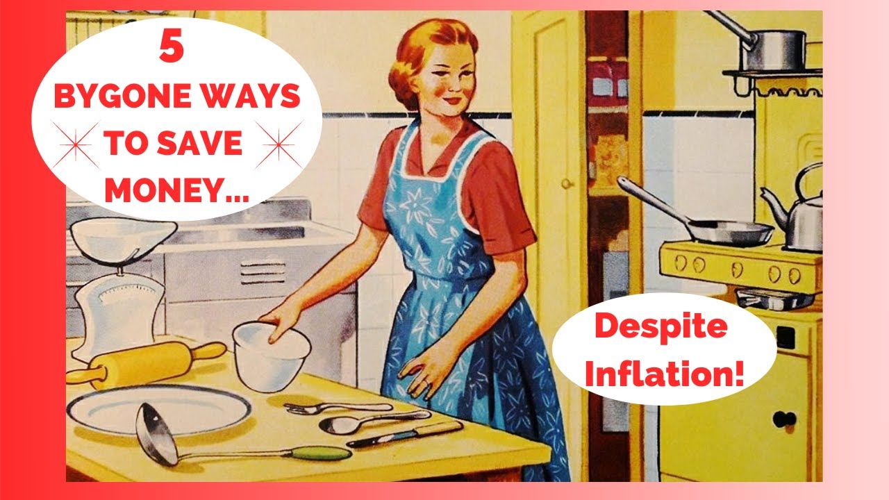 5 BYGONE WAYS TO SAVE MONEY! SIMPLE FRUGAL LIVING! DIY CLEANER! BAKED BEAN RECIPE!