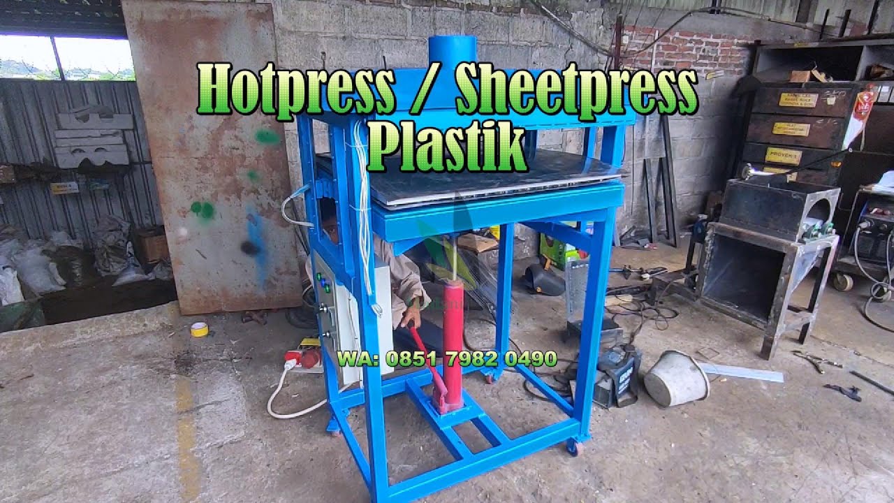Mesin Hotpress Plastik | Ubah Sampah Plastik Jadi Lembaran Bernilai Tinggi! #madanitec #sheetpress