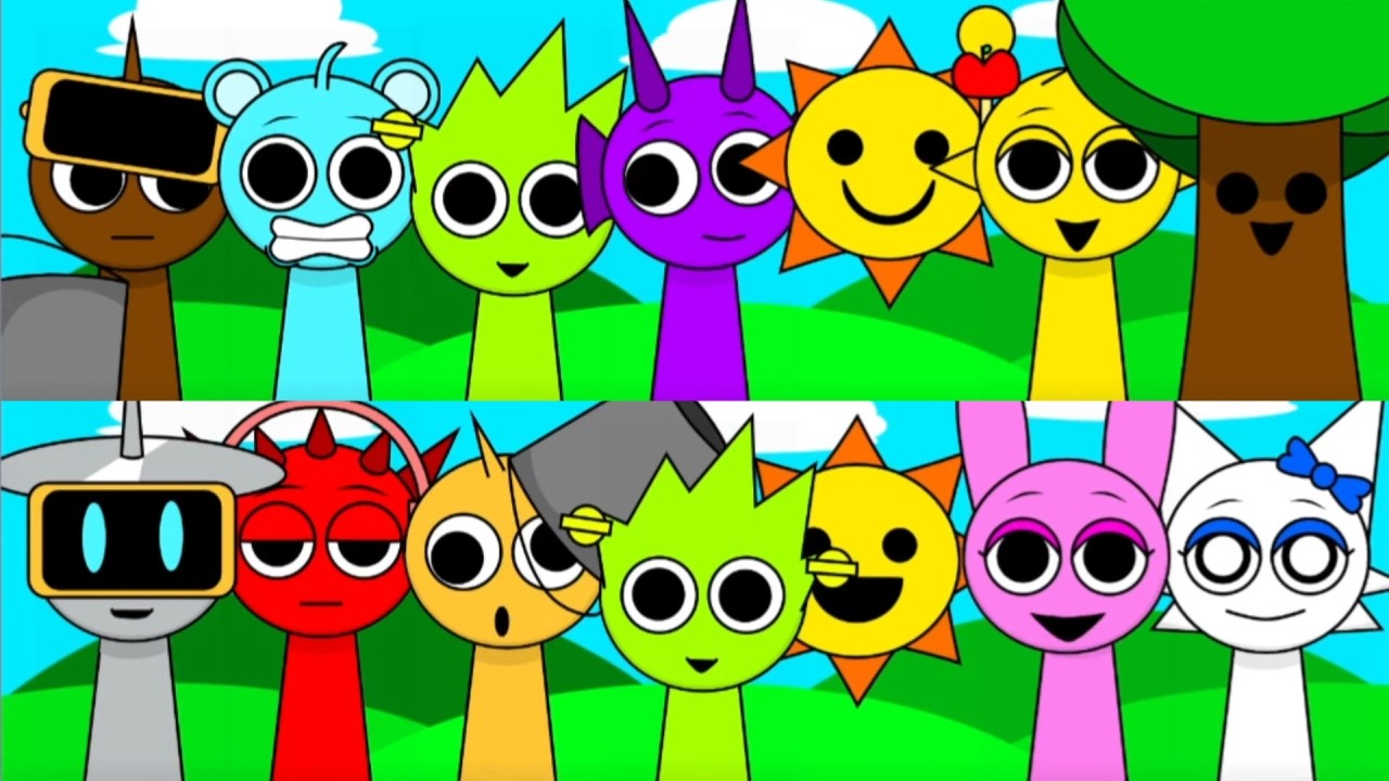 Sprunki Phase 1 SWAPPED #2💟Wenda has beautiful bow tie😺incredibox sprunki animation