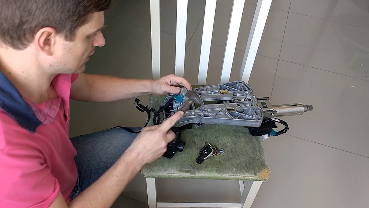 Destravando ELV da coluna de direção mercedes W204 C200 C280