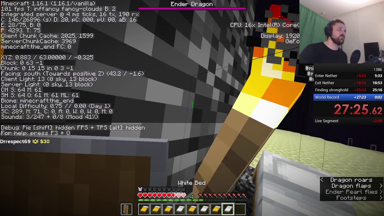 Forsen Obliterates Juicer's Minecraft Speedrun Record