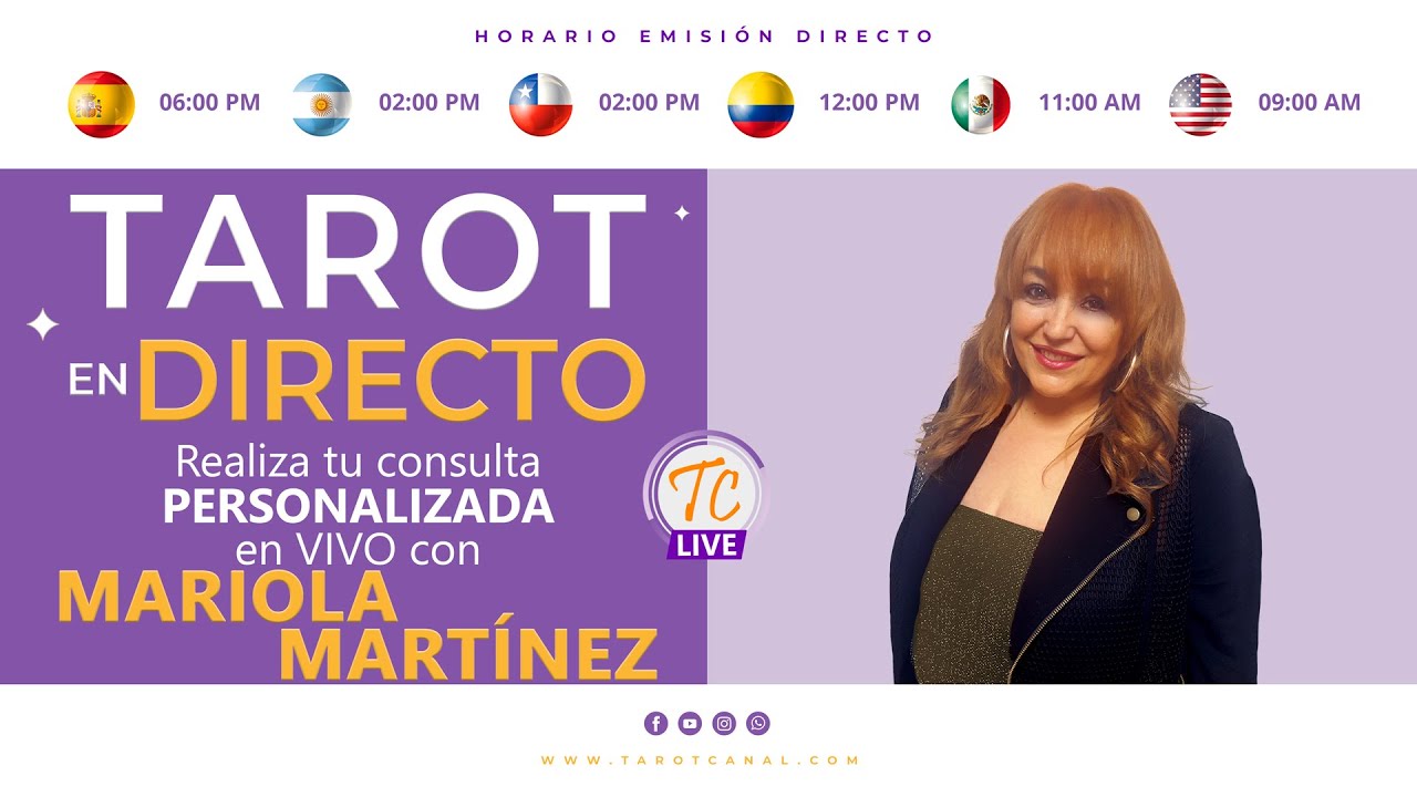 📺 #TarotEnDirecto - #MariolaMart&iacute;nez | #TarotCanal
