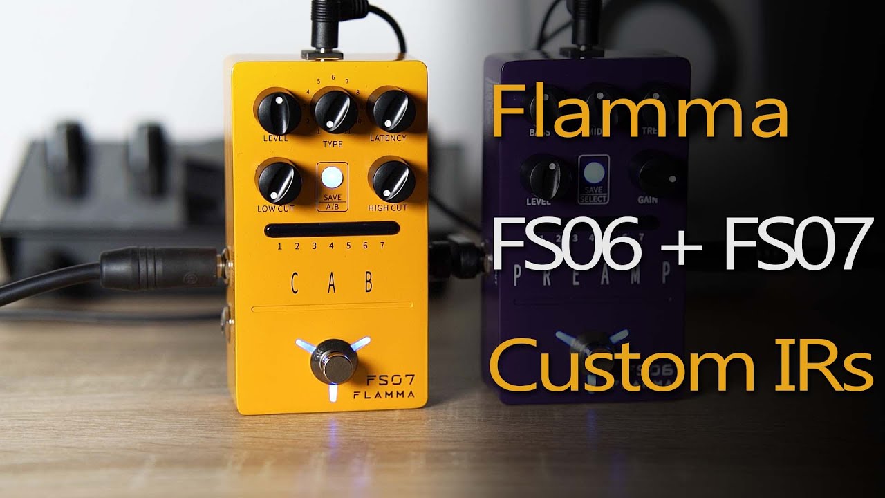 Flamma FS06 + FS07 custom IRs Demo/playthrough (no talking)