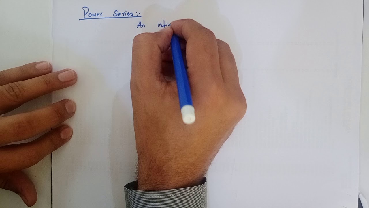 Lecture # 37 || Introduction to Power Series || ODE