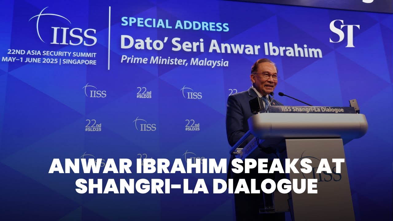 [FULL] Malaysian PM Anwar Ibrahim’s speech | Shangri-La Dialogue 2025