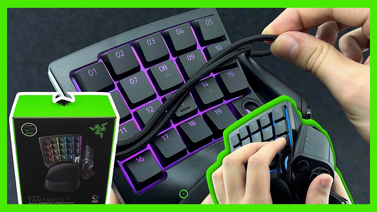 🕹⌨️ Razer Tartarus V2 - Close Up View 👀 And Material Check 🎧 ASMR
