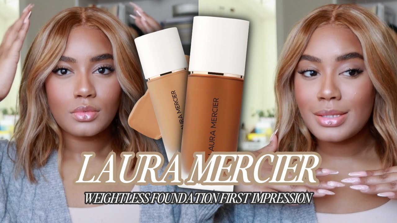 TRYING THE NEW LAURA MERCIER REAL FLAWLESS WEIGHTLESS PERFECTING FOUNDATION | ITSNAZSARE