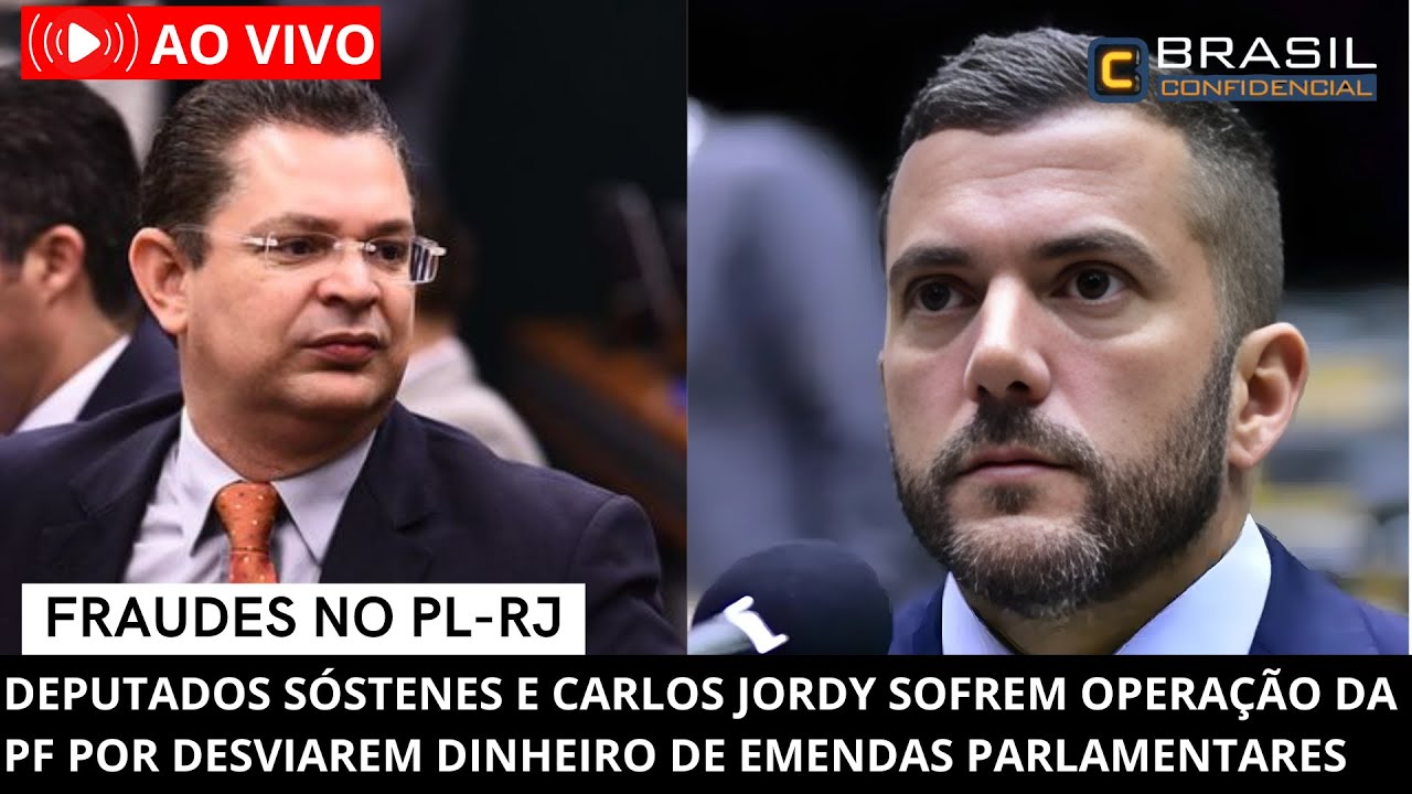 🔴 AO VIVO | S&Oacute;STENES E CARLOS JORDY S&Atilde;O INVESTIGADOS PELA PF NO RJ