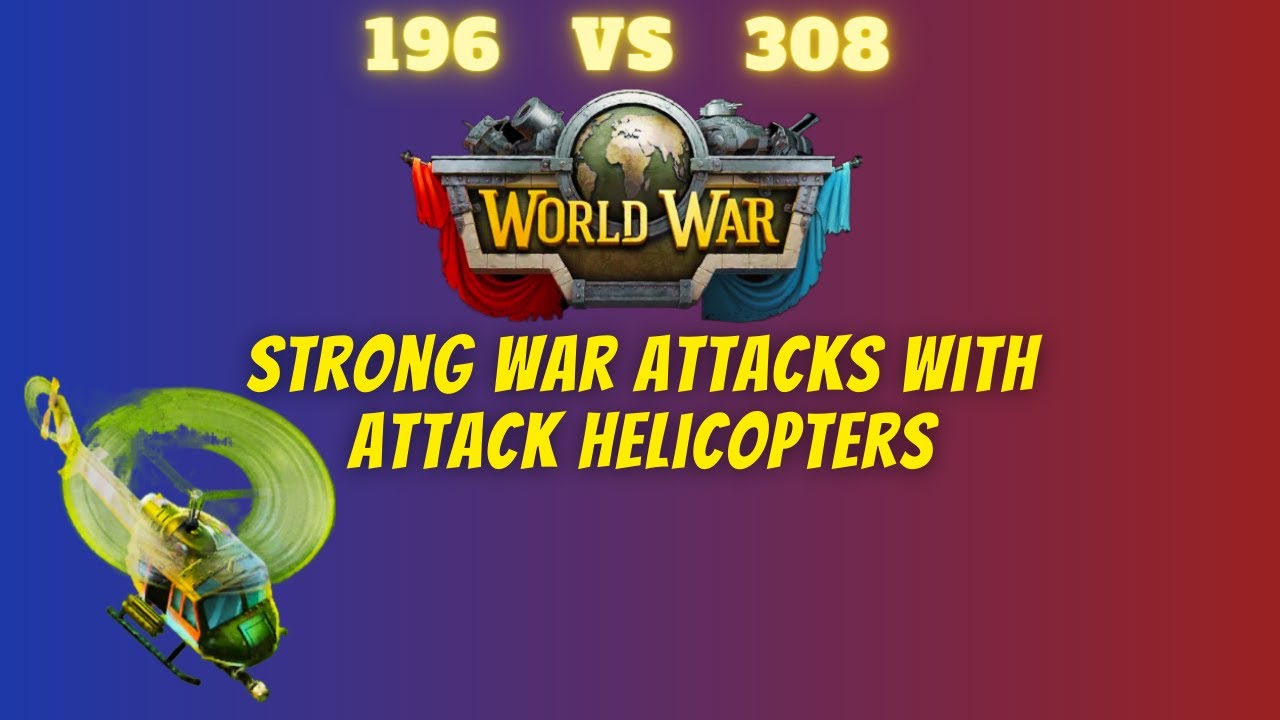 How to attack stronger opponents in war | Attack Helicopters | Paratroopers | Dominations Guide