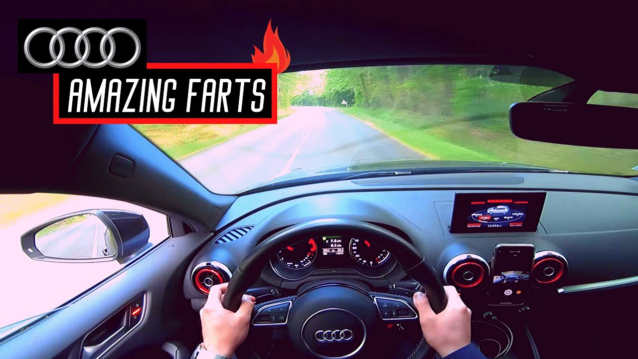AUDI A3 1.4 TFSI - AMAZING FARTS WITH INOX EXHAUST !! 😱🔥