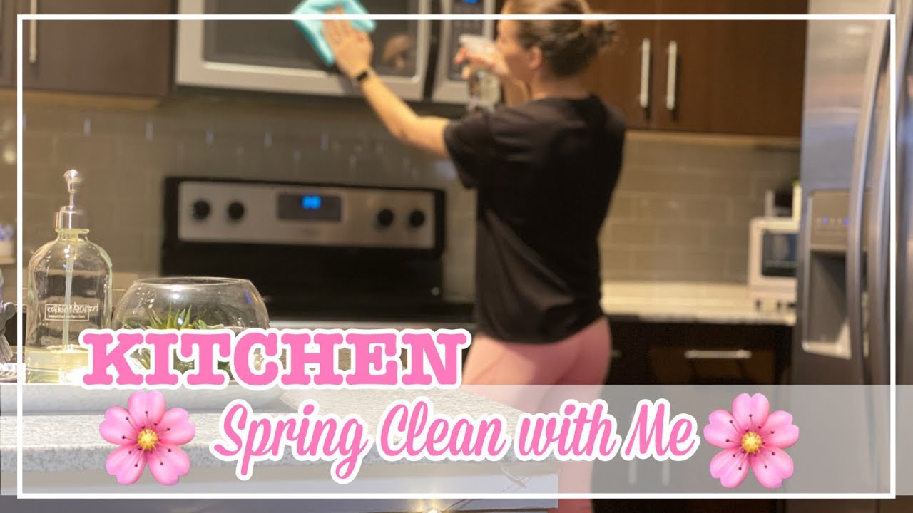 KITCHEN DEEP CLEAN MOTIVATION // Spring Clean with Me