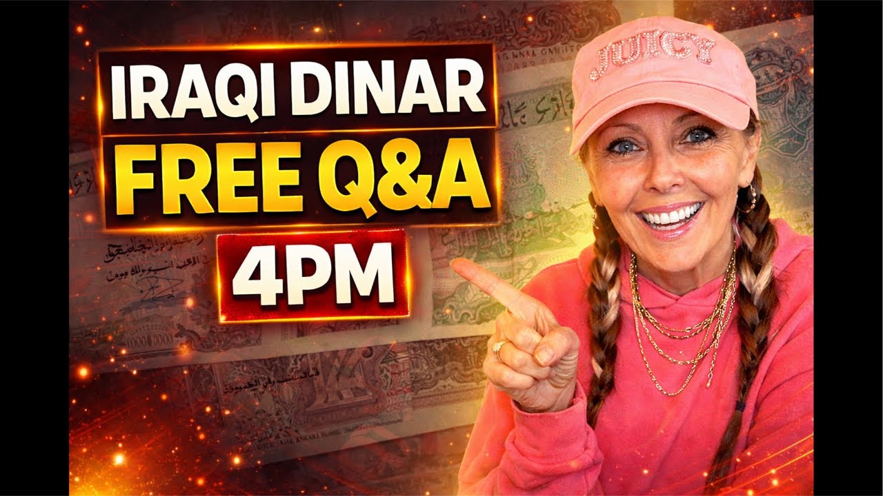 🚨 Iraqi Dinar FREE Q&A | What You NEED to Know RIGHT NOW (4PM ET)