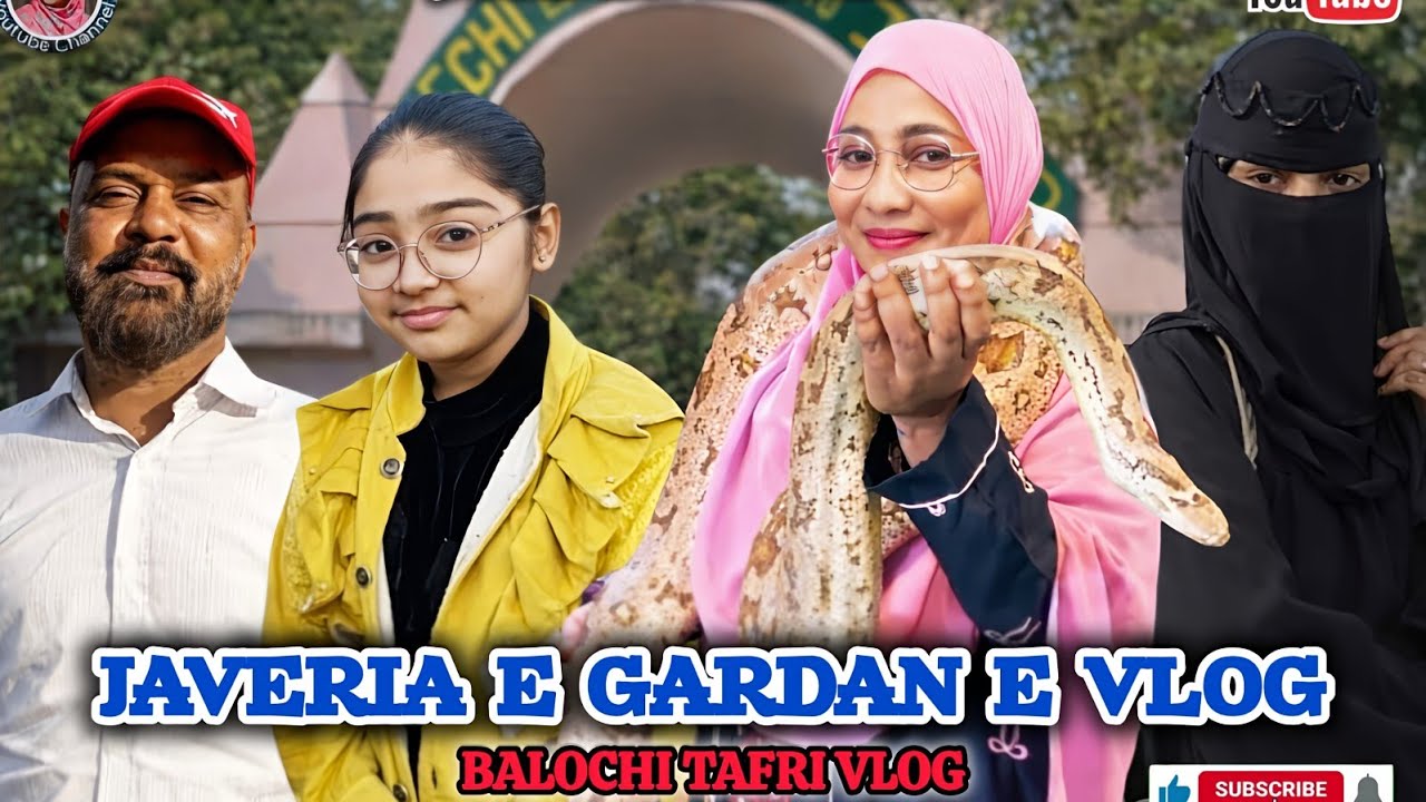 JAVERIA E GARDAN E VLOG/BALOCHI TAFRI VLOG2026/KARACHI ZOO)#javeria #enjoy #funny #video 