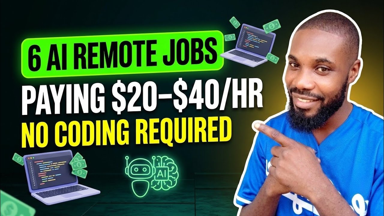 ​6 Legitimate AI Remote Jobs Paying Up to $20&ndash;$40/Hour | Work From Home (2026 Guide)