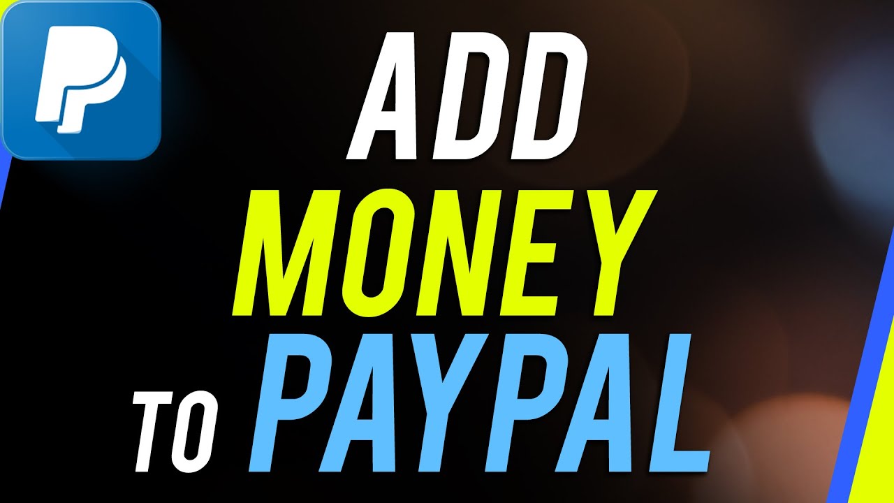 Как добавить деньги на счет PayPal