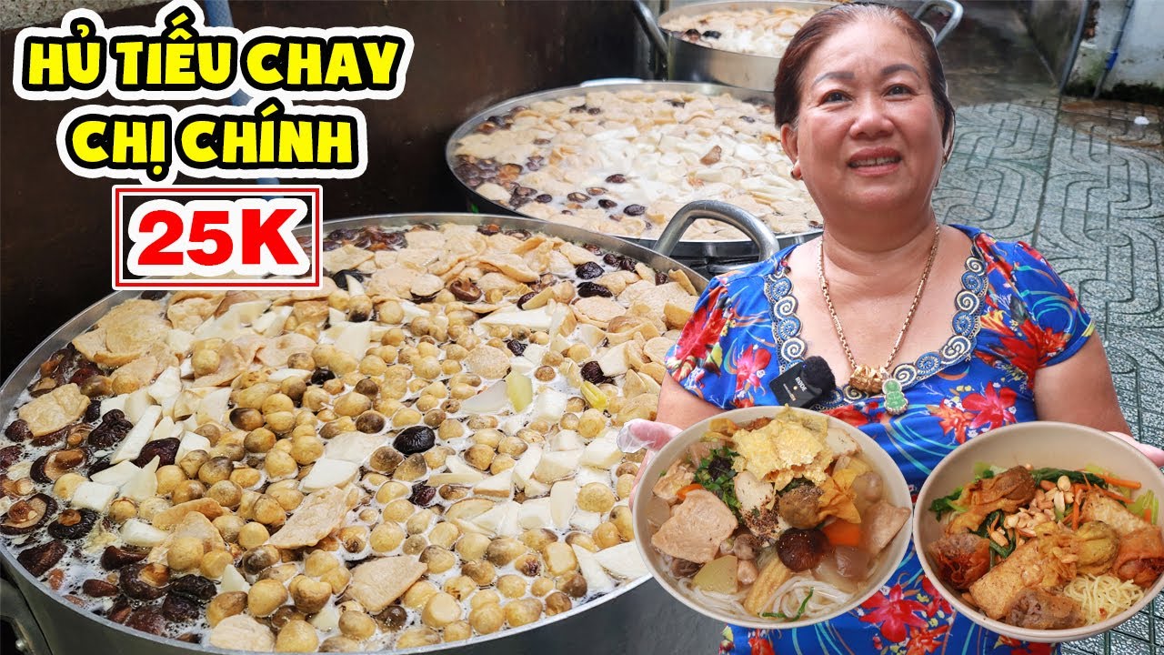 Hủ Tiếu Chay 25K Bán Số Lượng Cực Khủng Ngày Rằm Lớn Dù Ở Trong Hẻm Sâu