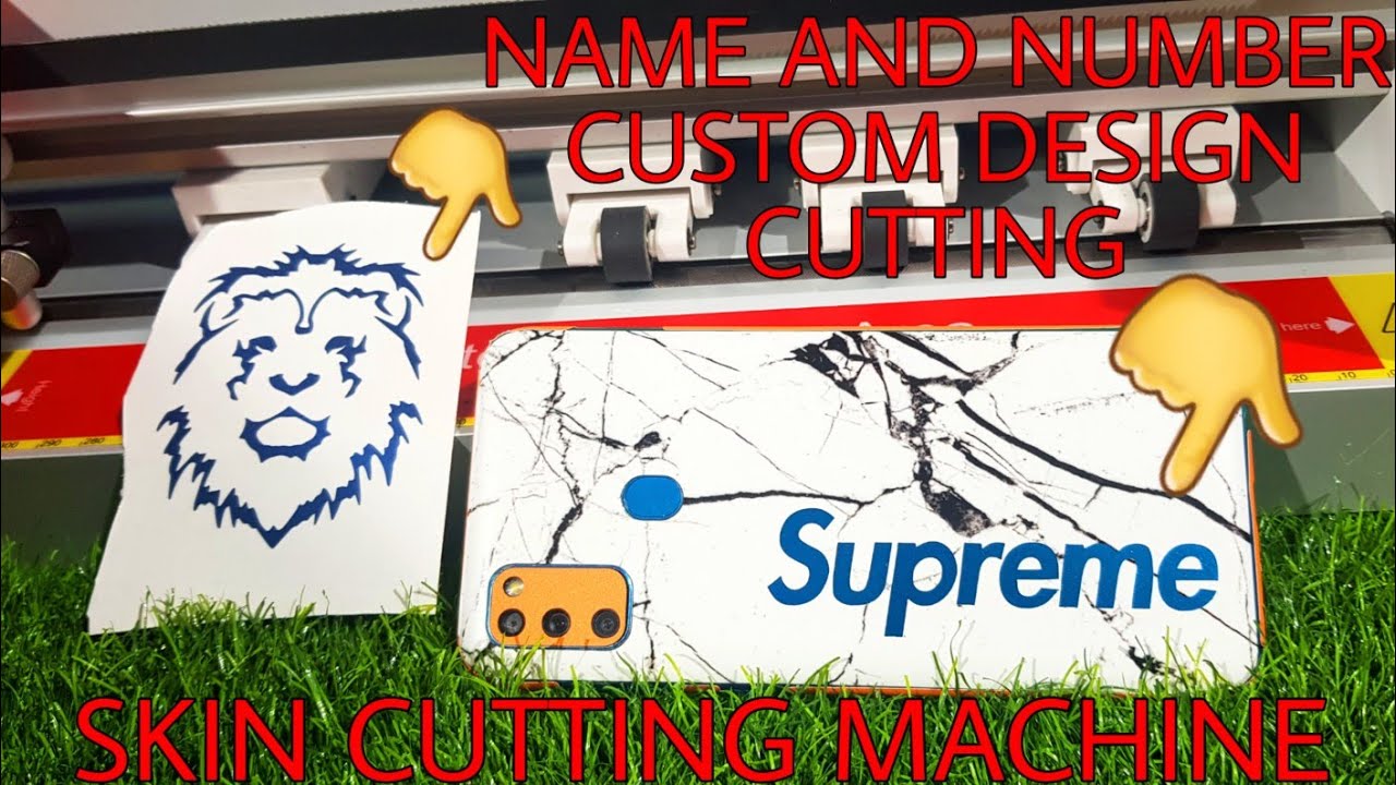How To Cut Your Name On Mobile Skin With Modern Mart Skin, Sticker, Lamination Cutting Machine 🔥🔥