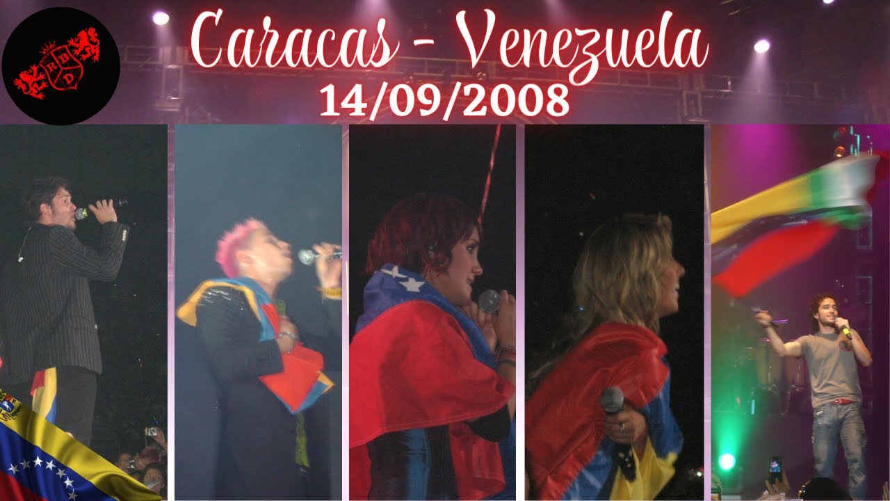 RBD - Tour Empezar desde Cero en Caracas Venezuela 14 de Sept 2008 en PRIMERA FILA