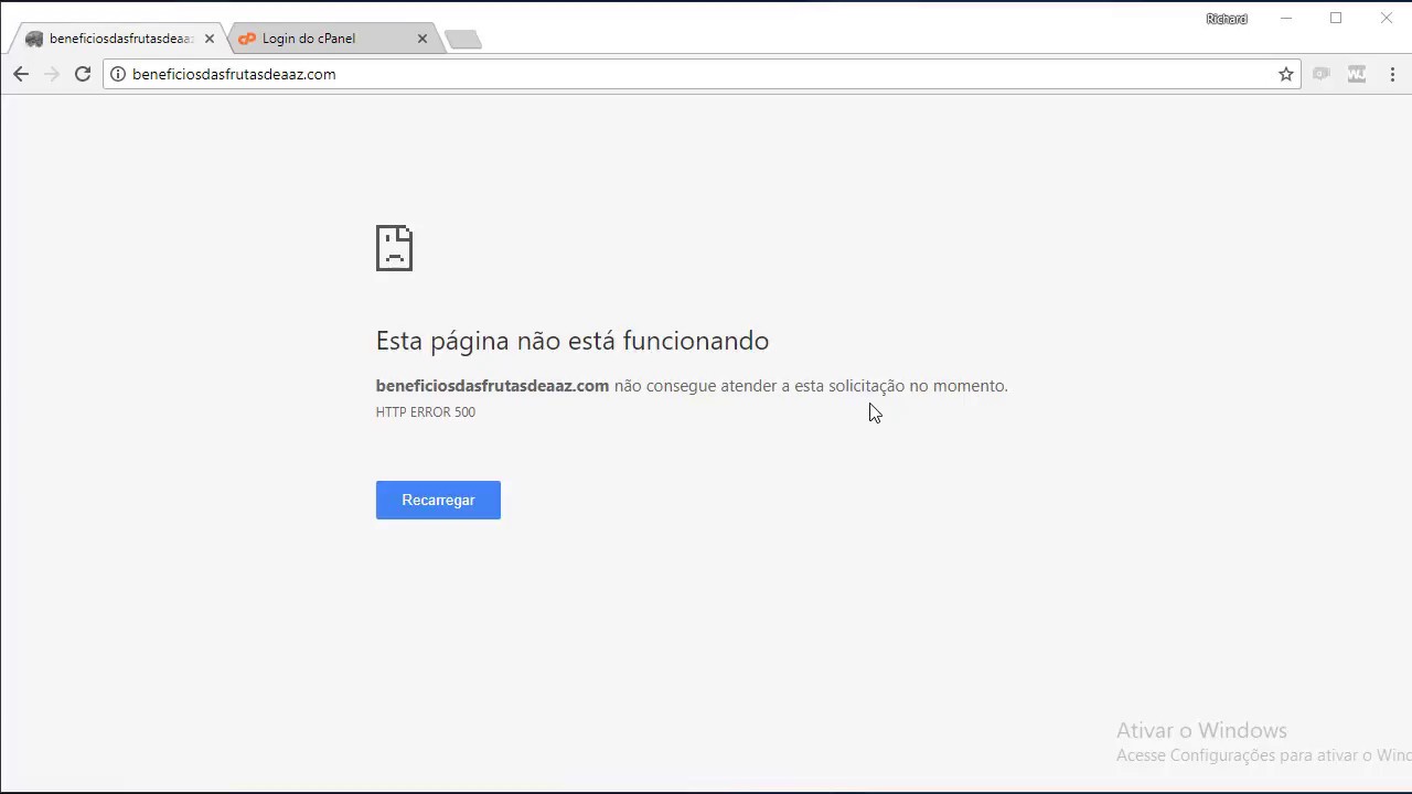Como resolver Erro 500 WordPress