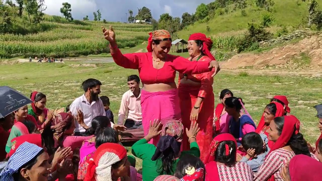 || तीजको नाच होस त यस्तो || Teej dance at Malarani 9 kafalneti Arghakhanchi 2019