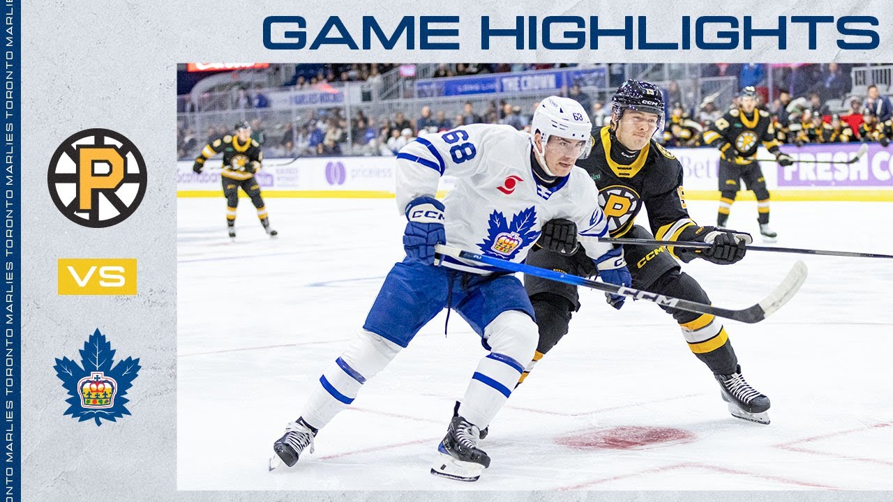 Toronto Marlies vs. Providence Bruins | Game Highlights | November 23, 2025