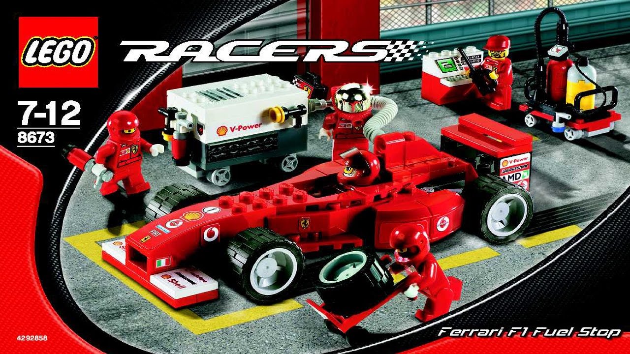 8673 LEGO Ferrari F1 Fuel Stop (Instruction Booklet)