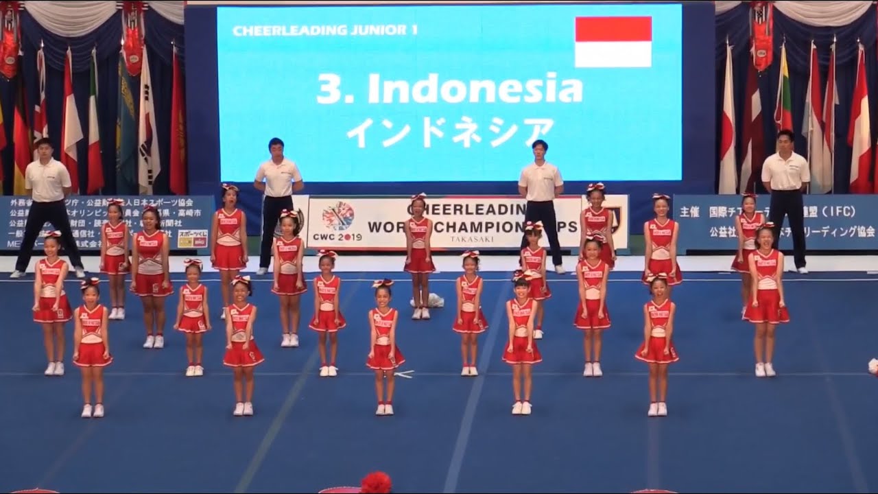 (DAY 2) Team Indonesia Junior 1 - Cheerleading World Championship 2019 Takasaki, Japan